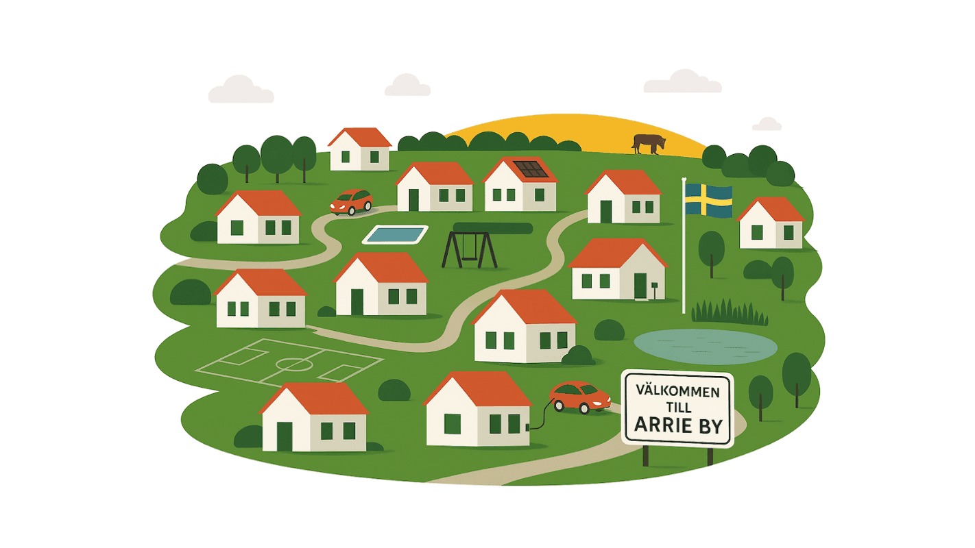 Kronogårdsvägens Samfällighetsförening i Arrie By