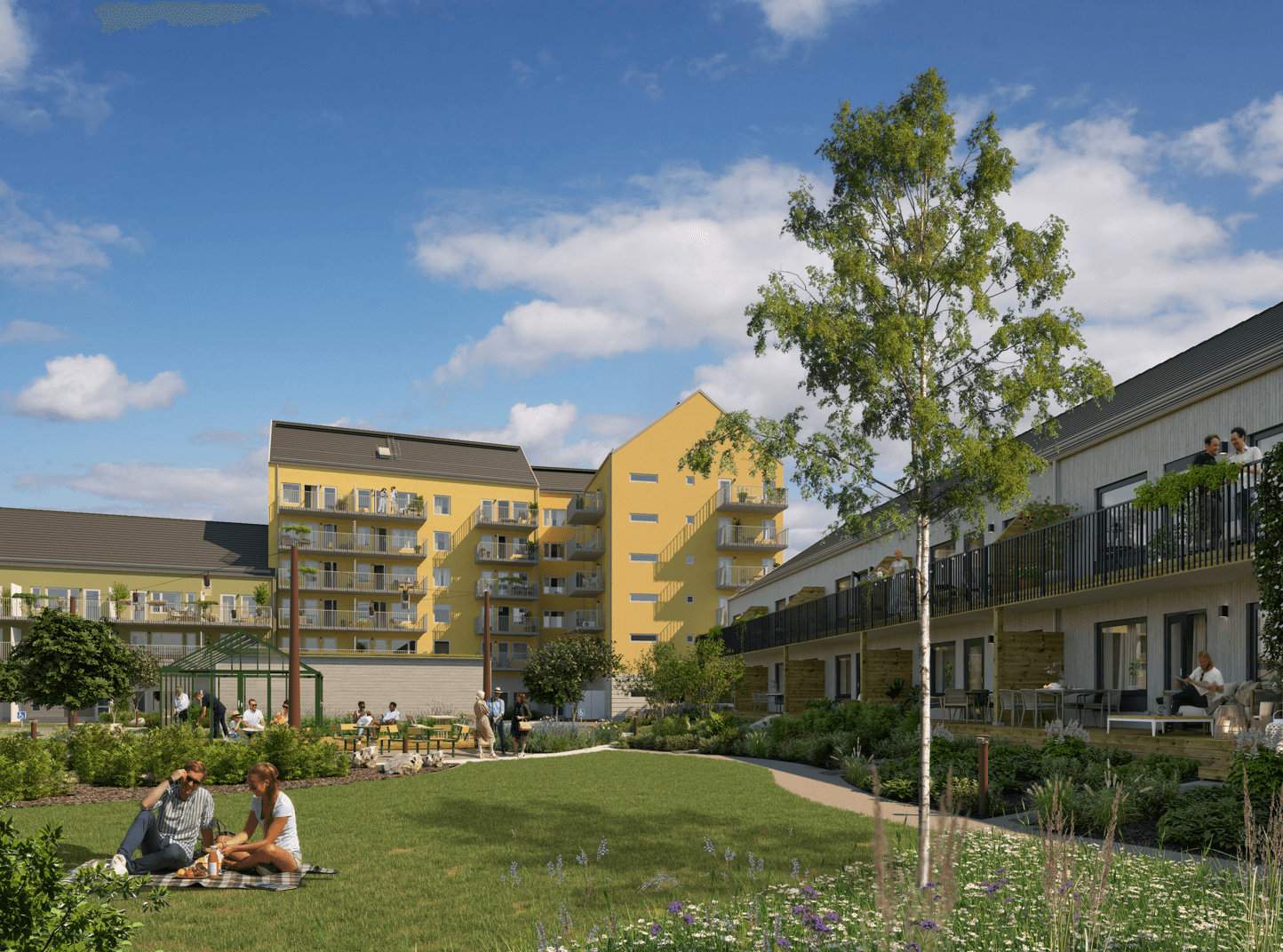 Selma Gård - En egen idyll med grönskande gård