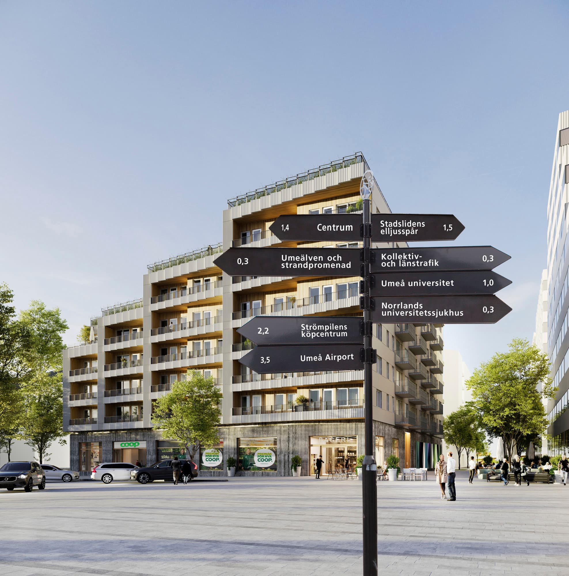 Brf Östra Station i Umeå